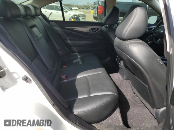 2014 Infiniti Q50 Premium z VIN JN1BV7AP4EM683628, wystawiony jako Copart lot #50084865 z przebiegiem 130 543 mil mil oraz Szkoda całkowita • Salvage title. Historia ofert i sprzedaży dostępna na DreamBid. Obrazek 10.