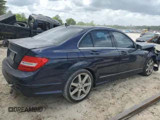 2014 Mercedes-Benz C 250 Sport with VIN WDDGF4HB7EG254898, listed as a Copart auction lot 53920835 with 142,607 mi miles and Salvage Title. Bid and sale history available at DreamBid. Image 3.