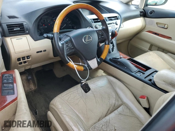 2010 Lexus RX 350 with VIN 2T2ZK1BA2AC009640, listed as a Copart auction lot 65381235 with 240,362 mi miles and Clean title. Bid and sale history available at DreamBid. Image 8.