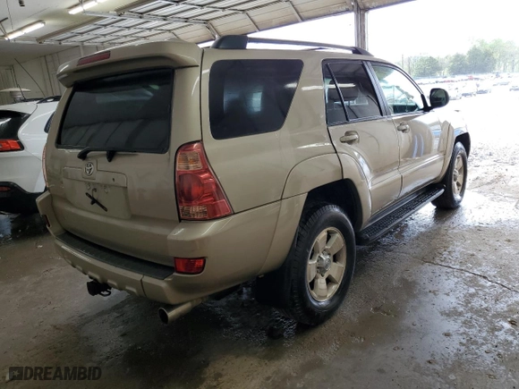 2005 Toyota 4Runner SR5 with VIN JTEBU14R150076339, listed as a Copart auction lot 51807735 with 157,860 mi miles and Salvage Title. Bid and sale history available at carsss.com. Image 3.