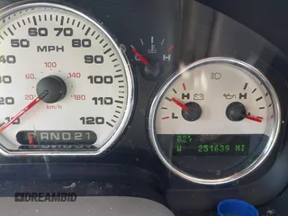 2005 Ford F-150 XLT with VIN 1FTPX12575NA61851, listed as a IAAI auction lot 41713974 with 251,639 mi miles. Bid and sale history available at carsss.com. Image 7.