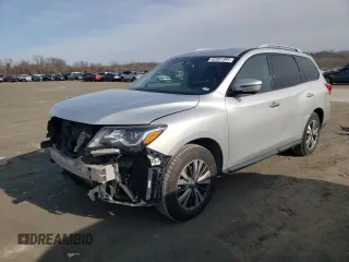 2017 Nissan Pathfinder SL with VIN 5N1DR2MM6HC694585, listed as a Copart auction lot 42581304 with 153,439 mi miles and Salvage Title. Bid and sale history available at carsss.com. Image 1.
