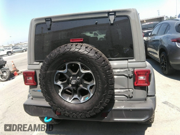 2022 Jeep Wrangler Unlimited Rubicon with VIN 1C4JJXR60NW182756, listed as a IAAI auction lot 36927414 with Not provided miles and . Bid and sale history available at DreamBid. Image 16.
