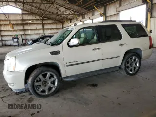 2007 Cadillac Escalade z VIN 1GYFK63807R308813, wystawiony jako Copart lot #46715965 z przebiegiem 306 267 mil mil oraz Szkody całkowita. Historia ofert i sprzedaży dostępna na DreamBid. Obrazek 1.