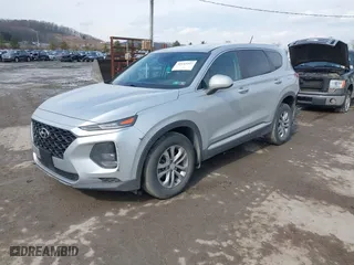 2020 Hyundai Santa Fe SE with VIN 5NMS2CAD6LH168588, listed as a IAAI auction lot 41643427 with 50,446 mi miles. Bid and sale history available at carsss.com. Image 18.