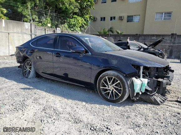 2016 Lexus ES 350 with VIN 58ABK1GG4GU024627, listed as a Copart auction lot 48995735 with 48,405 mi miles and Salvage Title. Bid and sale history available at carsss.com. Image 4.