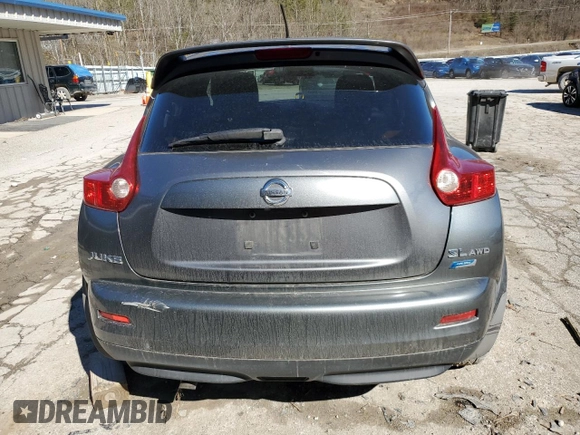 2013 Nissan Juke SL with VIN JN8AF5MV3DT216357, listed as a Copart auction lot 46698755 with 112,516 mi miles and Salvage Title. Bid and sale history available at carsss.com. Image 6.