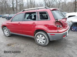 2006 Mitsubishi Outlander LS with VIN JA4LZ31F06U018534, listed as a IAAI auction lot 41800157 with 158,943 mi miles. Bid and sale history available at carsss.com. Image 3.