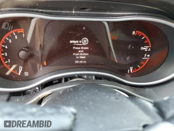 2019 Dodge Durango SXT Plus with VIN 1C4RDHAG5KC791147, listed as a Copart auction lot 58432915 with 59,146 mi miles and Salvage title. Bid and sale history available at DreamBid. Image 9.