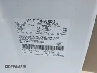2008 Ford F-150 XLT with VIN 1FTPW14548FC02289, listed as a IAAI auction lot 41286337 with 116,645 mi miles and . Bid and sale history available at DreamBid. Image 9.
