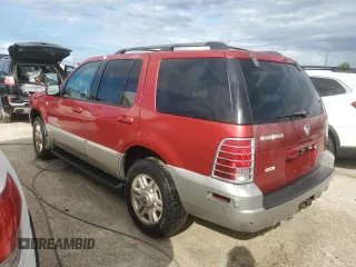 2002 Mercury Mountaineer z VIN 4M2ZU66K52UJ34838, wystawiony jako Copart lot #74666154 z przebiegiem 269 269 mil mil oraz Nie do naprawy • Non repairable. Historia ofert i sprzedaży dostępna na DreamBid. Obrazek 2.