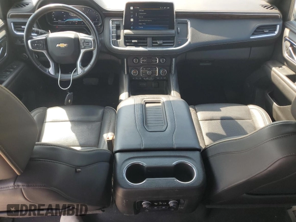 2022 Chevrolet Suburban Premier with VIN 1GNSCFKD6NR158050, listed as a Copart auction lot 72939134 with 48,458 mi miles and Salvage title. Bid and sale history available at DreamBid. Image 8.