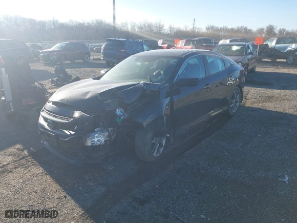 2019 Honda Civic Sedan EX-L with VIN 19XFC1F73KE211652, listed as a IAAI auction lot 41816810 with 74,353 mi miles. Bid and sale history available at carsss.com. Image 18.