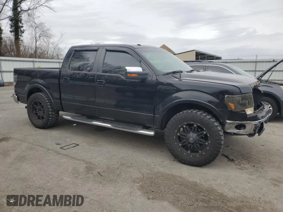2009 Ford F-150 XL with VIN 1FTPW12V79FB39595, listed as a Copart auction lot 47639345 with 157,589 mi miles and Salvage Title. Bid and sale history available at carsss.com. Image 4.