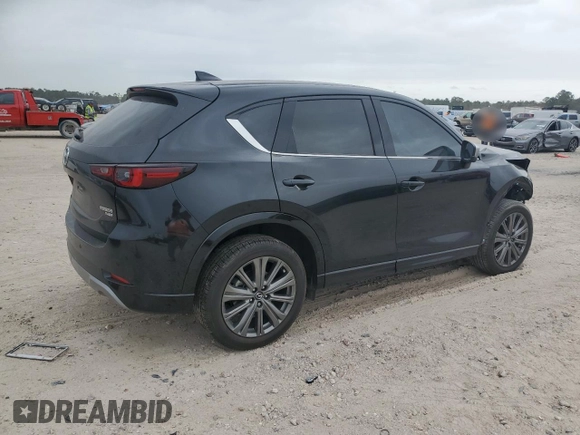 2024 Mazda CX-5 2.5 Turbo Signature with VIN JM3KFBXYXR0366308, listed as a Copart auction lot 83253424 with 8,741 mi miles and Salvage Title. Bid and sale history available at carsss.com. Image 3.