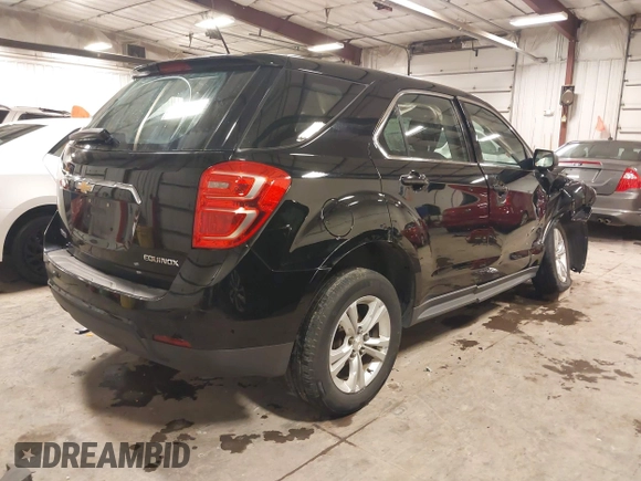 2016 Chevrolet Equinox LS with VIN 2GNALBEKXG1165075, listed as a IAAI auction lot 41429235 with 104,675 mi miles. Bid and sale history available at carsss.com. Image 4.