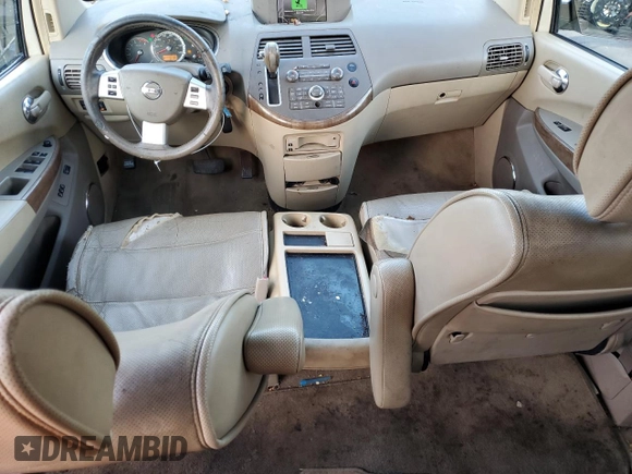 2007 Nissan Quest SE with VIN 5N1BV28U07N141172, listed as a Copart auction lot 70747794 with 210,409 mi miles and Salvage Title. Bid and sale history available at carsss.com. Image 8.
