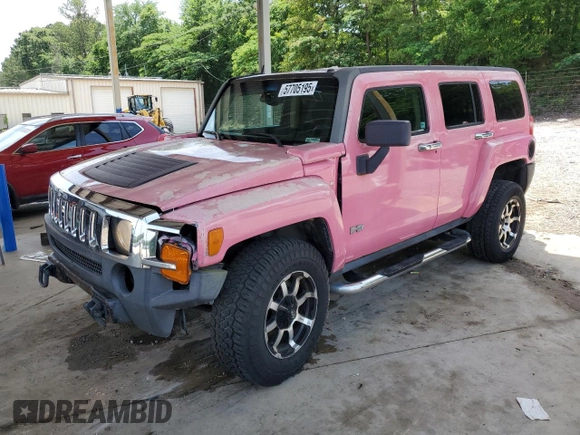 2006 Hummer H3 z VIN 5GTDN136268207193, wystawiony jako Copart lot #57705195 z przebiegiem 150 051 mil mil oraz Czysty tytuł • Clean title. Historia ofert i sprzedaży dostępna na DreamBid. Obrazek 1.