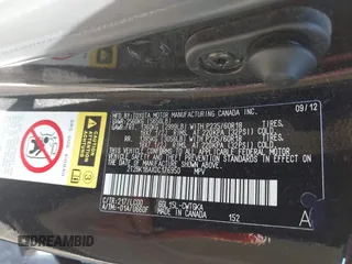 2013 Lexus RX 350 с VIN 2T2BK1BAXDC176950, выставлен на аукционе IAAI как лот 42706488 с пробегом 154 723 миль миль и . История ставок и продаж доступна на DreamBid. Изображение 9.