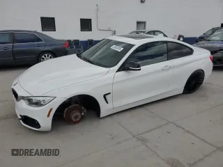 2014 BMW 4 Series 428i with VIN WBA3N7C58EK220123, listed as a Copart auction lot 53662895 with 140,330 mi miles and Salvage Title. Bid and sale history available at carsss.com. Image 1.