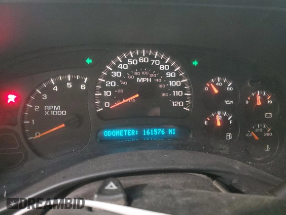 2005 Chevrolet Silverado 1500 Work Truck with VIN 1GCEC19X75Z279579, listed as a Copart auction lot 50503105 with 161,576 mi miles and Salvage Title. Bid and sale history available at carsss.com. Image 9.