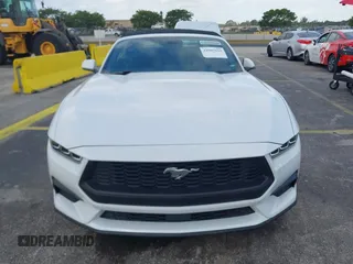 2025 Ford Mustang EcoBoost with VIN 1FAGP8UH2S5105708, listed as a IAAI auction lot 41907655 with 342 mi miles. Bid and sale history available at carsss.com. Image 12.