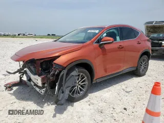 2023 Lexus NX 350 with VIN 2T2AGCEZ7PC023103, listed as a Copart auction lot 56623955 with 37,867 mi miles and Salvage title. Bid and sale history available at DreamBid. Image 1.