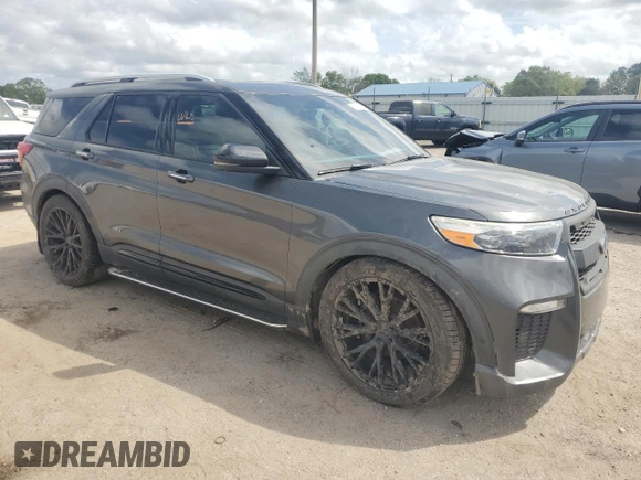2020 Ford Explorer Platinum with VIN 1FM5K8HC5LGA34794, listed as a Copart auction lot 51812355 with Not provided miles and Salvage title. Bid and sale history available at DreamBid. Image 4.