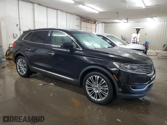 2017 Lincoln MKX Reserve with VIN 2LMPJ6LR7HBL38613, listed as a Copart auction lot 52911445 with 87,704 mi miles and Salvage Title. Bid and sale history available at carsss.com. Image 4.