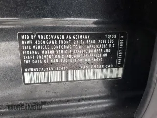 2010 Volkswagen GTI with VIN WVWHV7AJ3AW157413, listed as a Copart auction lot 44908755 with 119,367 mi miles and Salvage Title. Bid and sale history available at carsss.com. Image 12.