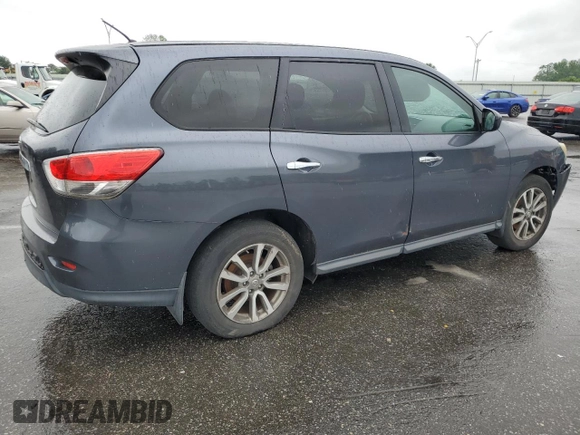 2014 Nissan Pathfinder SL with VIN 5N1AR2MN4EC683852, listed as a Copart auction lot 56719125 with 129,897 mi miles and Salvage title. Bid and sale history available at DreamBid. Image 3.