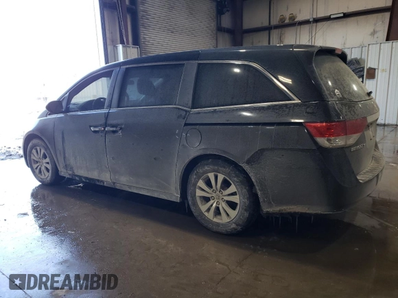 2016 Honda Odyssey EX-L with VIN 5FNRL5H6XGB159396, listed as a Copart auction lot 46172725 with 138,740 mi miles and Salvage Title. Bid and sale history available at DreamBid. Image 2.