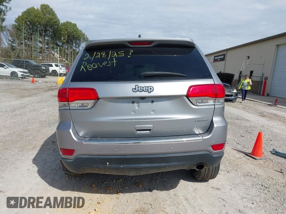 2017 Jeep Grand Cherokee Limited with VIN 1C4RJEBG5HC867724, listed as a IAAI auction lot 41749355 with 138,255 mi miles. Bid and sale history available at carsss.com. Image 16.