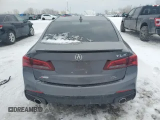 2020 Acura TLX w/A-Spec Pkg with VIN 19UUB1F60LA800861, listed as a Copart auction lot 89358825 with 76,753 mi miles and Salvage Title. Bid and sale history available at carsss.com. Image 6.