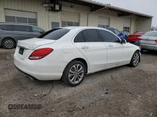 2015 Mercedes-Benz C-Class C 300 Luxury with VIN 55SWF4KB6FU077883, listed as a Copart auction lot 53698555 with 114,148 mi miles and Clean Title. Bid and sale history available at carsss.com. Image 3.