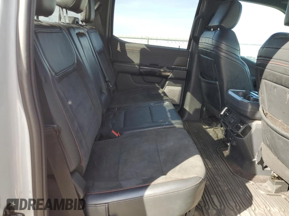 2023 Ford F-150 Raptor with VIN 1FTFW1RJ7PFA73609, listed as a Copart auction lot 45202695 with 22,974 mi miles and Salvage Title. Bid and sale history available at DreamBid. Image 10.