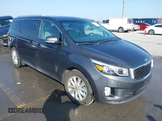 2016 Kia Sedona SX with VIN KNDMC5C11G6108175, listed as a IAAI auction lot 41860358 with 107,329 mi miles. Bid and sale history available at carsss.com. Image 1.