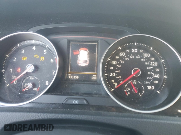 2016 Volkswagen Golf GTI SE w/Performance Pkg with VIN 3VW547AU1GM060801, listed as a Copart auction lot 42822125 with 133,159 mi miles and Salvage Title. Bid and sale history available at carsss.com. Image 9.