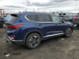 2020 Hyundai Santa Fe SEL with VIN 5NMS3CAA3LH152481, listed as a Copart auction lot 45604305 with 59,901 mi miles and Salvage Title. Bid and sale history available at carsss.com. Image 3.