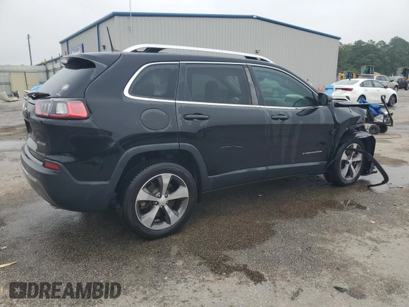 2019 Jeep Cherokee Limited with VIN 1C4PJLDX2KD308318, listed as a Copart auction lot 58499565 with 50,442 mi miles and Salvage title. Bid and sale history available at DreamBid. Image 3.