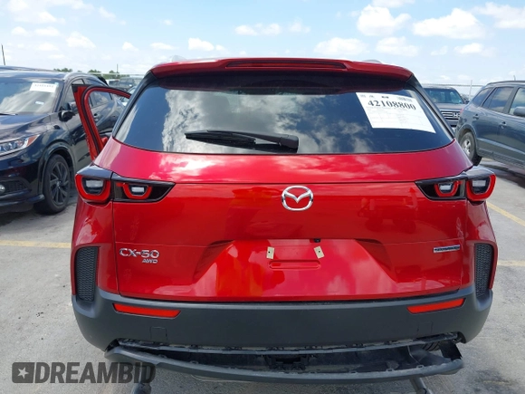 2024 Mazda CX-50 S Select with VIN 7MMVABAM3RN207983, listed as a IAAI auction lot 42108800 with 3,601 mi miles and . Bid and sale history available at DreamBid. Image 16.