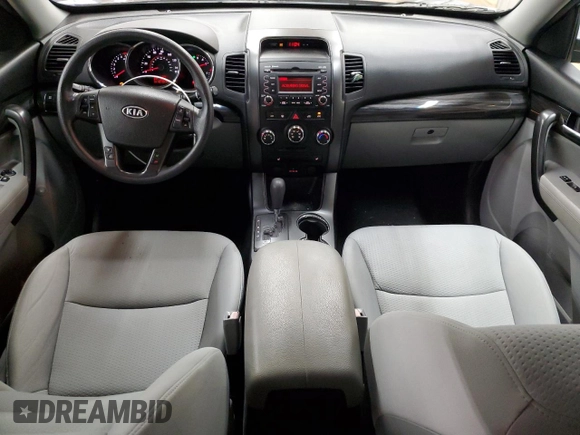 2012 Kia Sorento LX with VIN 5XYKT4A27CG200136, listed as a Copart auction lot 48367015 with 127,974 mi miles and Salvage Title. Bid and sale history available at carsss.com. Image 8.