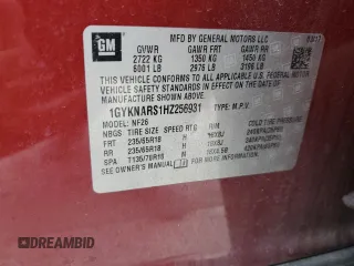 2017 Cadillac XT5 FWD с VIN 1GYKNARS1HZ256931, выставлен на аукционе Copart как лот 89052195 с пробегом 255 866 миль миль и Списание • Salvage title. История ставок и продаж доступна на DreamBid. Изображение 15.