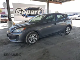 2013 Mazda 3 i Touring with VIN JM1BL1LP3D1736414, listed as a Copart auction lot 53911705 with 159,570 mi miles and Salvage Title. Bid and sale history available at carsss.com. Image 1.