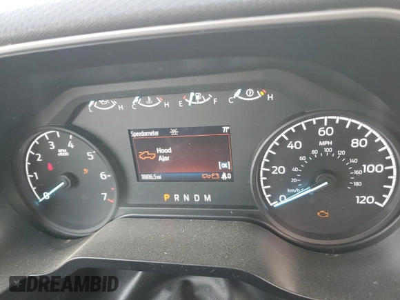 2023 Ford F-150 XL with VIN 1FTEX1EP8PKF69707, listed as a Copart auction lot 53138065 with 18,816 mi miles and Salvage title. Bid and sale history available at DreamBid. Image 9.