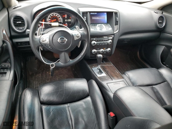 2013 Nissan Maxima 3.5 SV w/Premium Pkg with VIN 1N4AA5AP2DC845677, listed as a Copart auction lot 46941355 with 74,398 mi miles and Salvage Title. Bid and sale history available at carsss.com. Image 8.