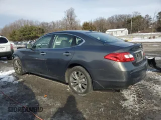 2013 Infiniti M z VIN JN1BY1AR0DM601124, wystawiony jako Copart lot #42509265 z przebiegiem 107 719 mil mil oraz Szkoda całkowita • Salvage title. Historia ofert i sprzedaży dostępna na DreamBid. Obrazek 2.