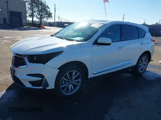 2021 Acura RDX w/Technology Package with VIN 5J8TC2H5XML037658, listed as a IAAI auction lot 41209895 with 85,011 mi miles. Bid and sale history available at carsss.com. Image 2.