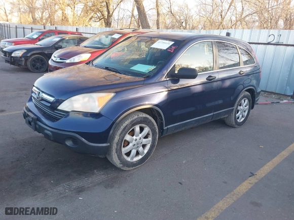 2007 Honda CR-V EX with VIN JHLRE48557C018389, listed as a IAAI auction lot 41755124 with 206,044 mi miles. Bid and sale history available at carsss.com. Image 2.