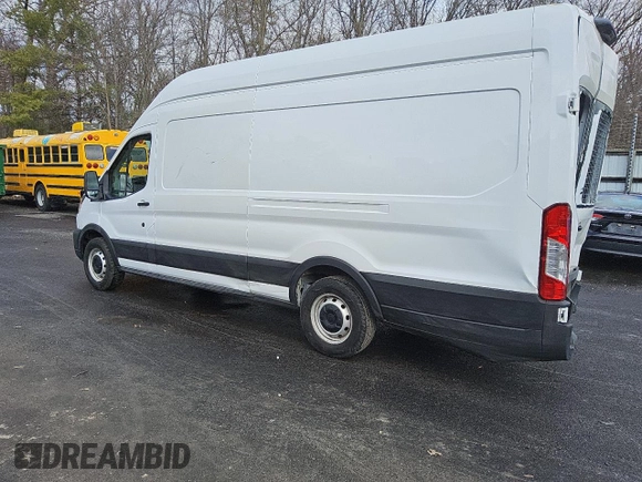 2021 Ford Transit Cargo with VIN 1FTBW3X85MKA60788, listed as a Copart auction lot 48044345 with 66,533 mi miles and Salvage Title. Bid and sale history available at carsss.com. Image 2.